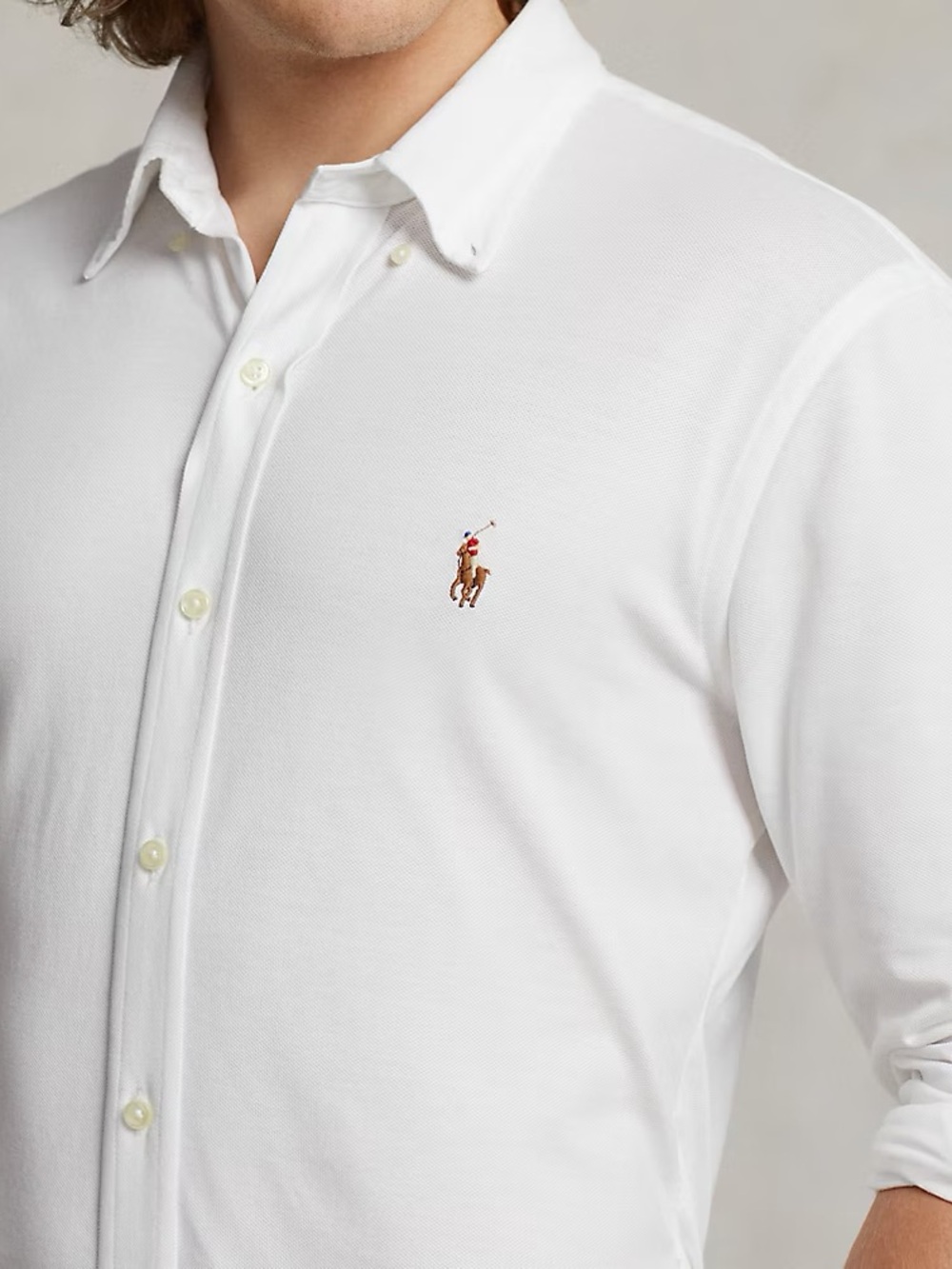 Polo by Ralph Lauren Knit Oxford Shirt, XL